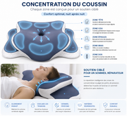 Oreiller Cervical Ergonomique en Mousse à Mémoire de Forme