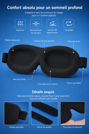 Masque de Nuit 3D Ergonomique et Occultant